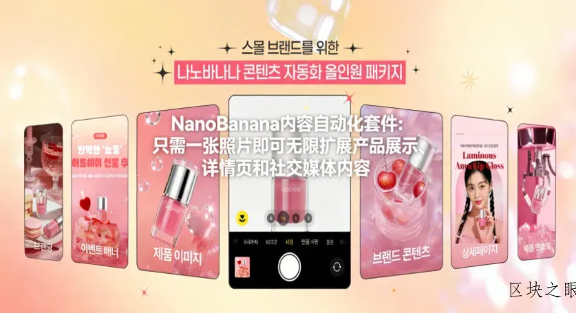 NanoBanana内容自动化套件：只需一张照片即可无限扩展产品展示、详情页和社交媒体内容！ - 区块之眼