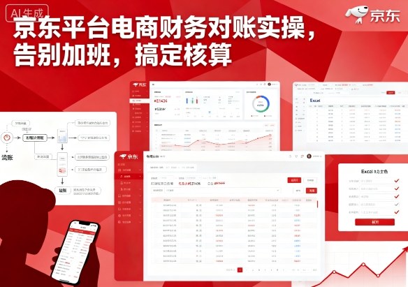 京东平台电商财务对账实操，告别加班，搞定核算 - 区块之眼 - 区块之眼