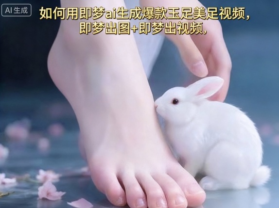 如何用即梦ai生成爆款玉足美足视频，即梦出图+即梦出视频，快速涨粉 - 区块之眼 - 区块之眼