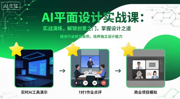 AI平面设计实战课，实战演练，解锁创意之门，掌握设计之道 - 区块之眼 - 区块之眼