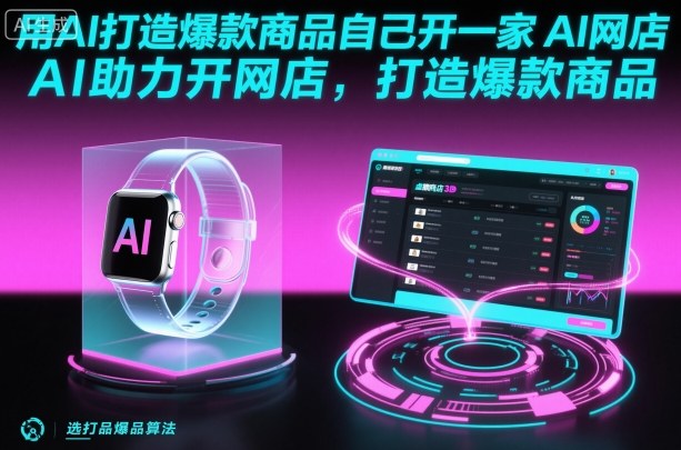 用AI打造爆款商品自己开一家AI网店，AI助力开网店，打造爆款商品 - 区块之眼 - 区块之眼