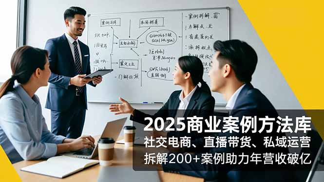 2025商业案例方法库，社交电商、直播带货、私域运营，拆解200+案例助力年营收破亿 - 区块之眼