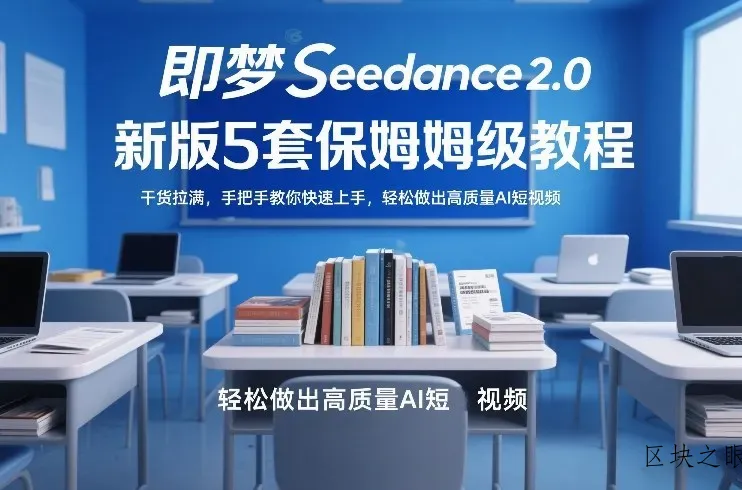 即梦Seedance2.0新版5套保姆级教程，干货拉满，手把手教你快速上手，轻松做出高质量AI短视频 - 区块之眼