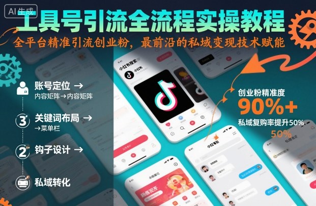 工具号引流全流程保姆级实操教程，全平台精准引流创业粉，最前沿的私域变现技术赋能 - 区块之眼 - 区块之眼