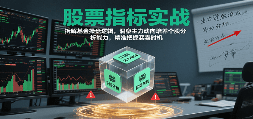 股票指标实战，基金操盘逻辑拆解，洞察主力动向培养个股分析能力把握买卖时机(更新) - 区块之眼 - 区块之眼