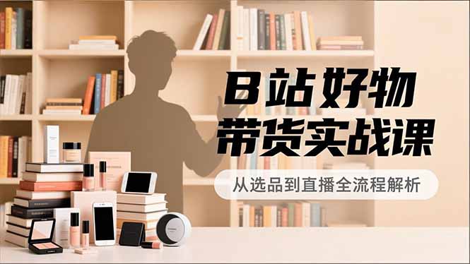 B站好物带货实战课，账号定位、选品拍摄、运营变现，全流程教学，实现UP主月入过万 - 区块之眼