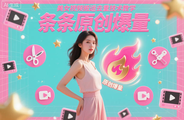 美女视频搬运去重技术教学，条条原创爆量 - 区块之眼