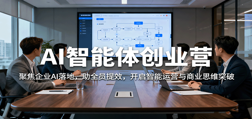 AI智能体创业营：聚焦企业AI落地，助全员提效，开启智能运营与商业思维突破 - 区块之眼 - 区块之眼