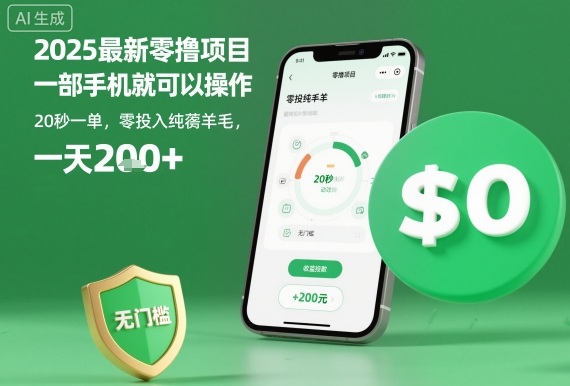 2025最新零撸项目，一部手机就可以操作，20秒一单，零投入纯薅羊毛，无门槛，一天200+【揭秘】 - 区块之眼 - 区块之眼