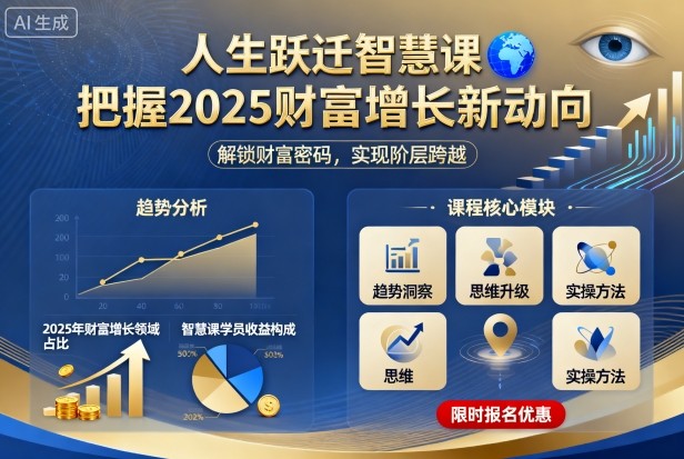 人生跃迁智慧课，把据2025财富增长新动向 - 区块之眼 - 区块之眼
