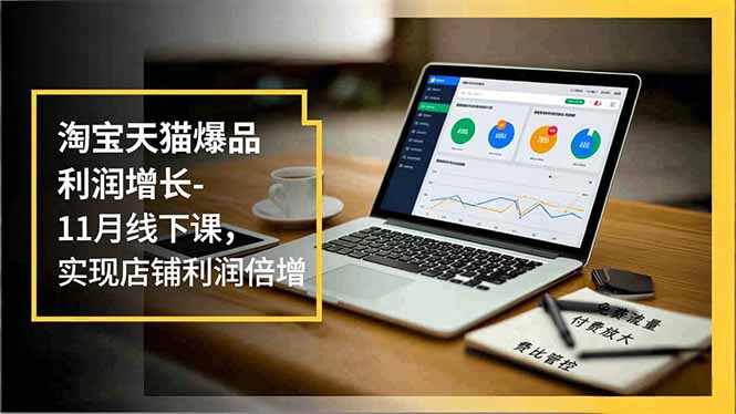 淘宝天猫爆品利润增长-11月线下课，免费流量、付费放大、费比管控，实现店铺利润倍增 - 区块之眼