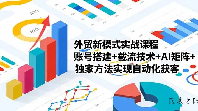 外贸新模式实战课程-更新2月，账号搭建+截流技术+AI矩阵+独家方法实现自动化获客 - 区块之眼