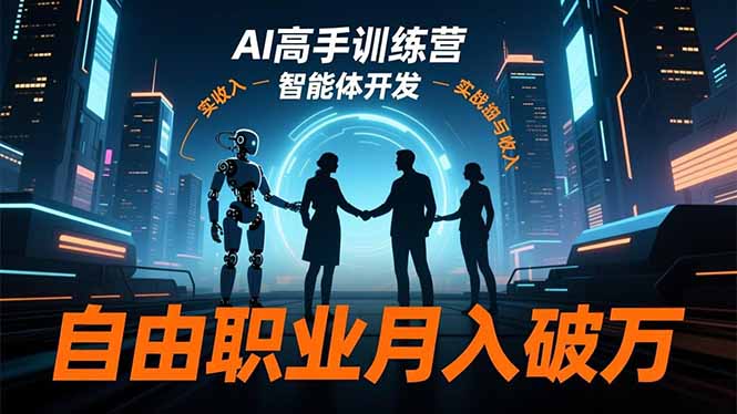 AI高手训练营3.0，ChatGPT，Midjourney，智能体开发，自由职业月入破万 - 区块之眼