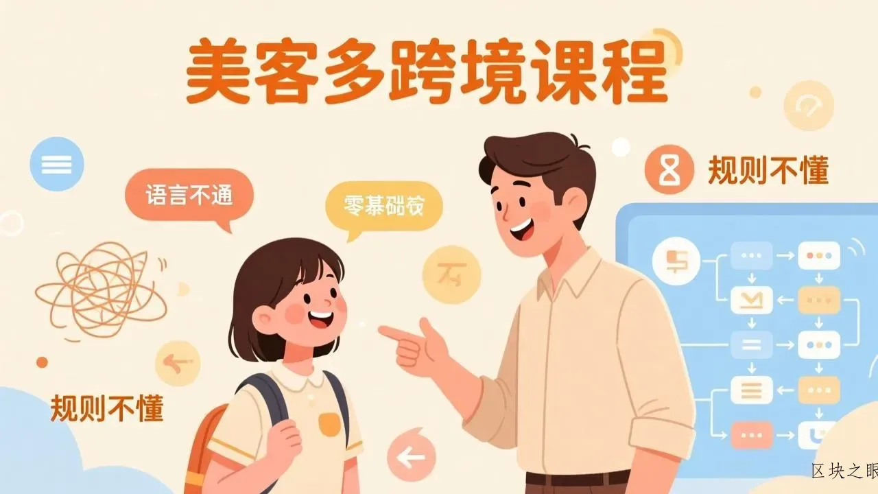 怕语言不通、怕不懂规则？零基础小白也能做的美客多跨境课，手把手带你美客多开店稳赚 - 区块之眼