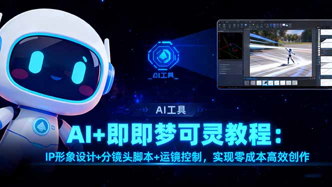 AI+即梦可灵教程：IP形象设计+分镜头脚本+运镜控制，实现零成本高效创作 - 区块之眼