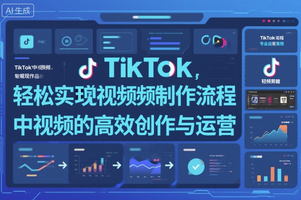 TikTok中视频制做流程，轻松实现Tk中视频的高效创作与运营 - 区块之眼