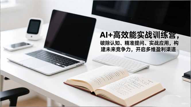 AI+高效能实战训练营，破除认知、精准提问、实战应用，构建未来竞争力，开启多维盈利渠道 - 区块之眼