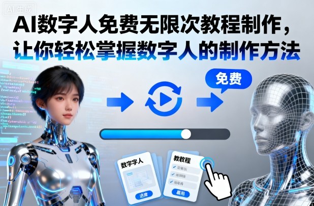 AI数字人免费无限次教程制作，让你轻松掌握数字人的制作方法 - 区块之眼