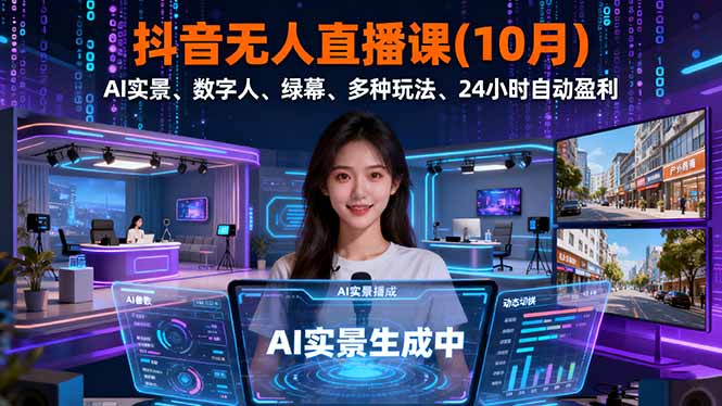 抖音无人直播课(10月 - 区块之眼 - 区块之眼
