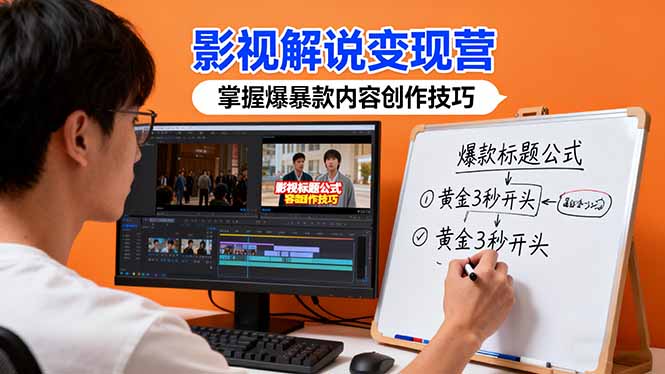 影视解说变现营：通过30+实战案例爆款内容创作技巧，掌握影视解说盈利密码 - 区块之眼 - 区块之眼