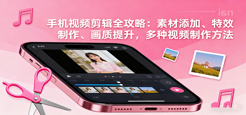 手机视频剪辑全攻略：素材添加、特效制作、画质提升，多种视频制作方法 - 区块之眼