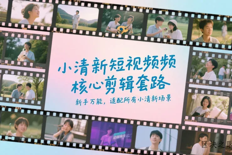 小清新短视频核心剪辑套路，新手万能，适配所有小清新场景 - 区块之眼