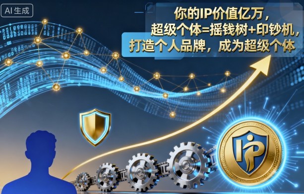 你的IP价值亿万，超级个体=摇钱树+印钞机，打造个人品牌，成为超级个体 - 区块之眼 - 区块之眼