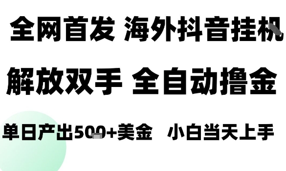 海外抖音无人直播，单日产出1.5k+，长期稳定，新手可玩，无脑操作【揭秘】 - 区块之眼 - 区块之眼