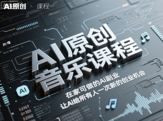 AI原创音乐课程，在家可做的Ai副业，让Ai给所有人一次新的创业机会 - 区块之眼 - 区块之眼