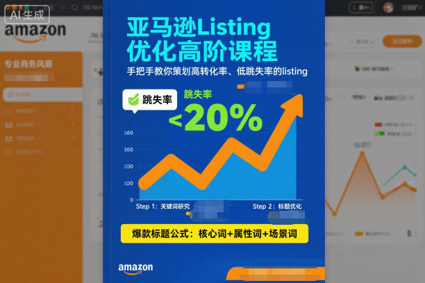亚马逊Listing优化高阶课程，手把手教你策划高转化率、低跳失率的listing - 区块之眼