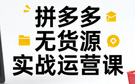 子枫老师·拼多多无货源实战运营课(更新12月) - 区块之眼