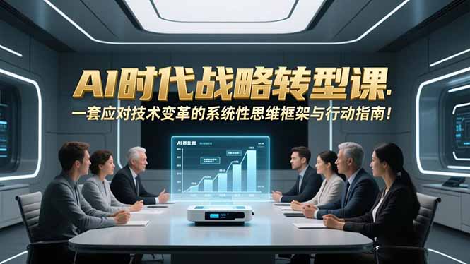 AI时代战略转型课：一套应对技术变革的系统性思维框架与行动指南！ - 区块之眼